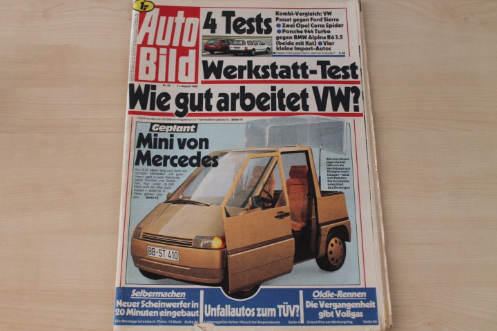 Deckblatt Auto Bild (33/1986)